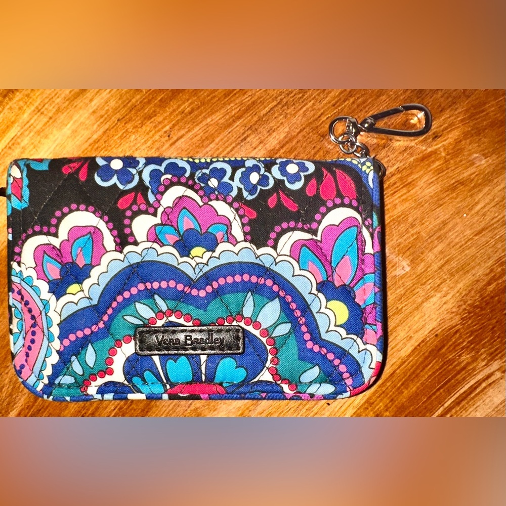 Vera Bradley Colorful Floral Wristlet